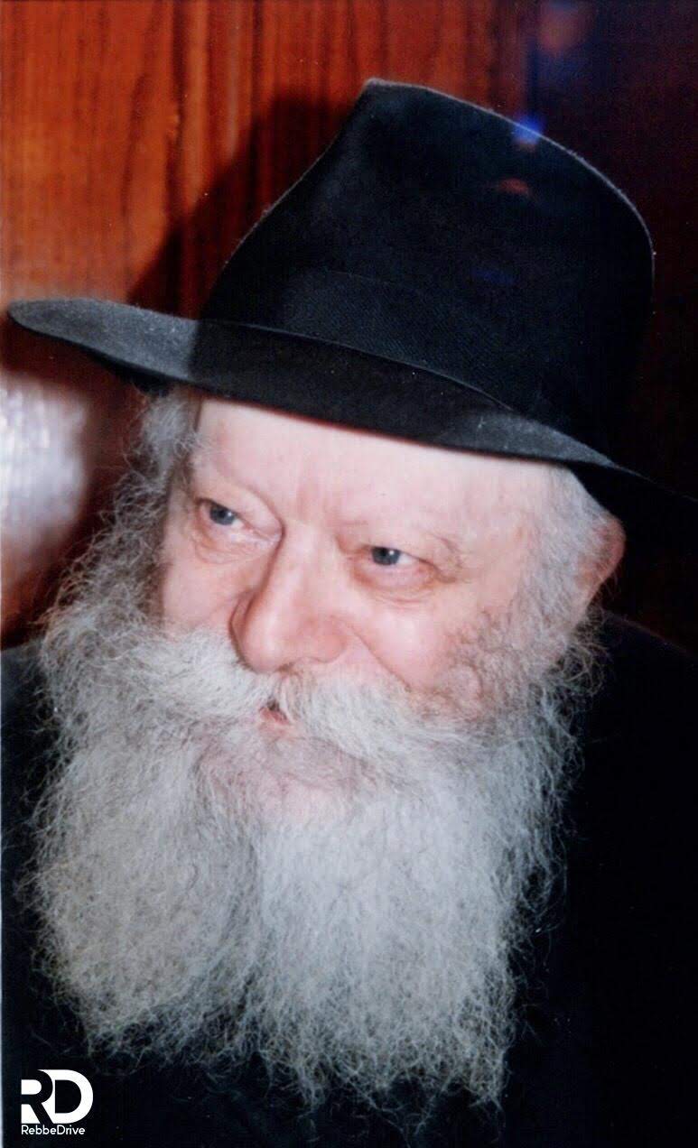 An authentic portrait of the Lubavitcher Rebbe.